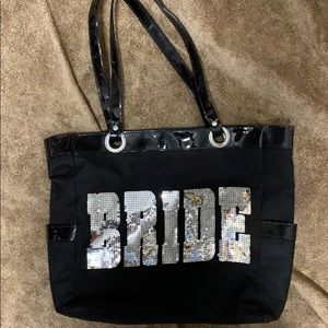 New BRIDE bag black and sequin